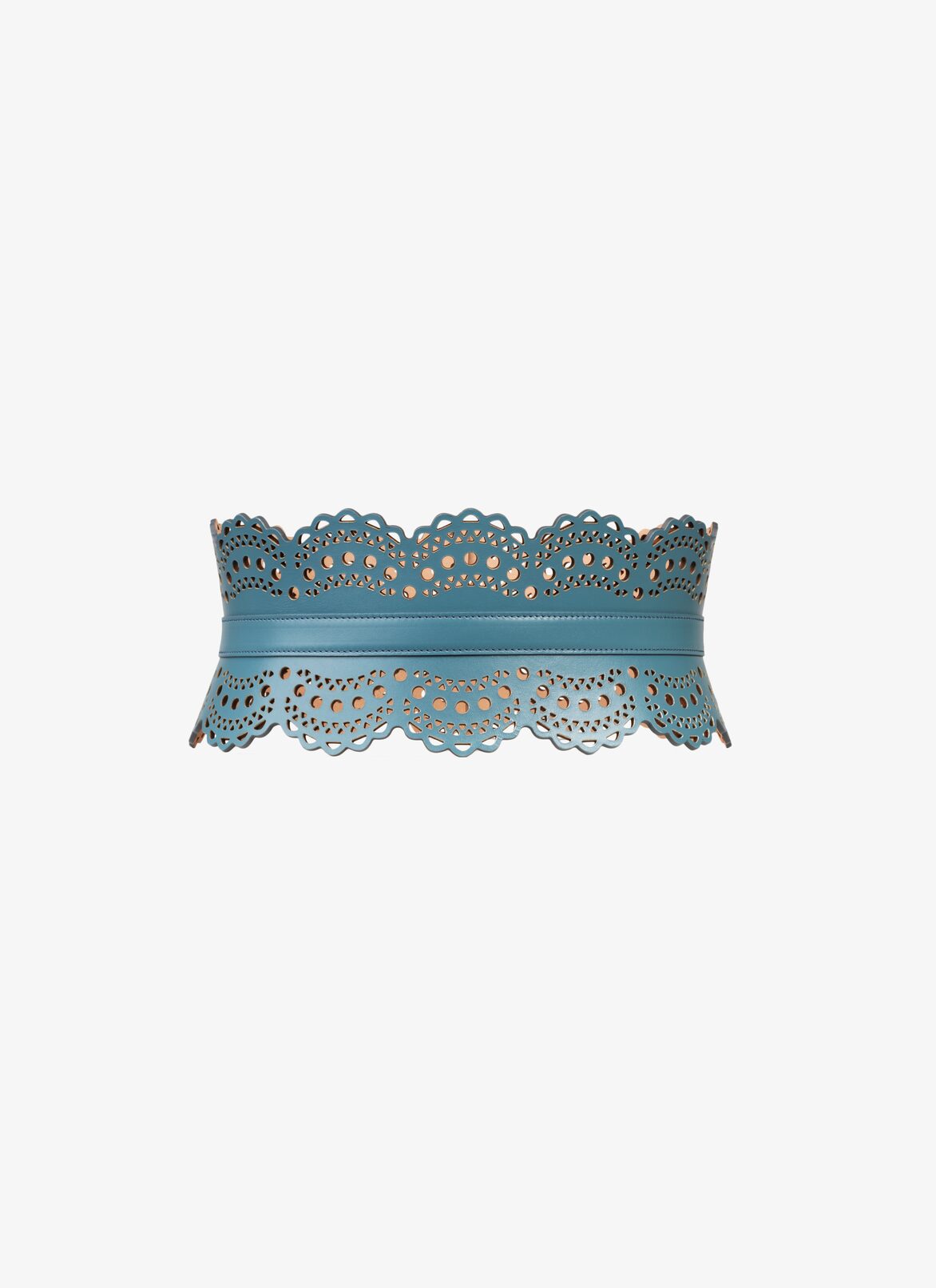 Corset Belt ALAÏA HORIZON BLUE CORSET BELT